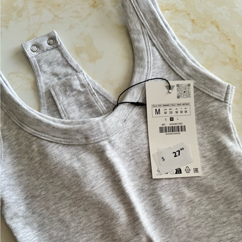 ZARA Ribbed Bodysuit - Picture 8 of 11